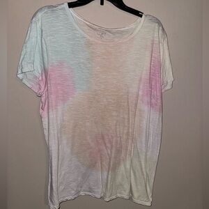 Loft sheer multi color tee size Xl
